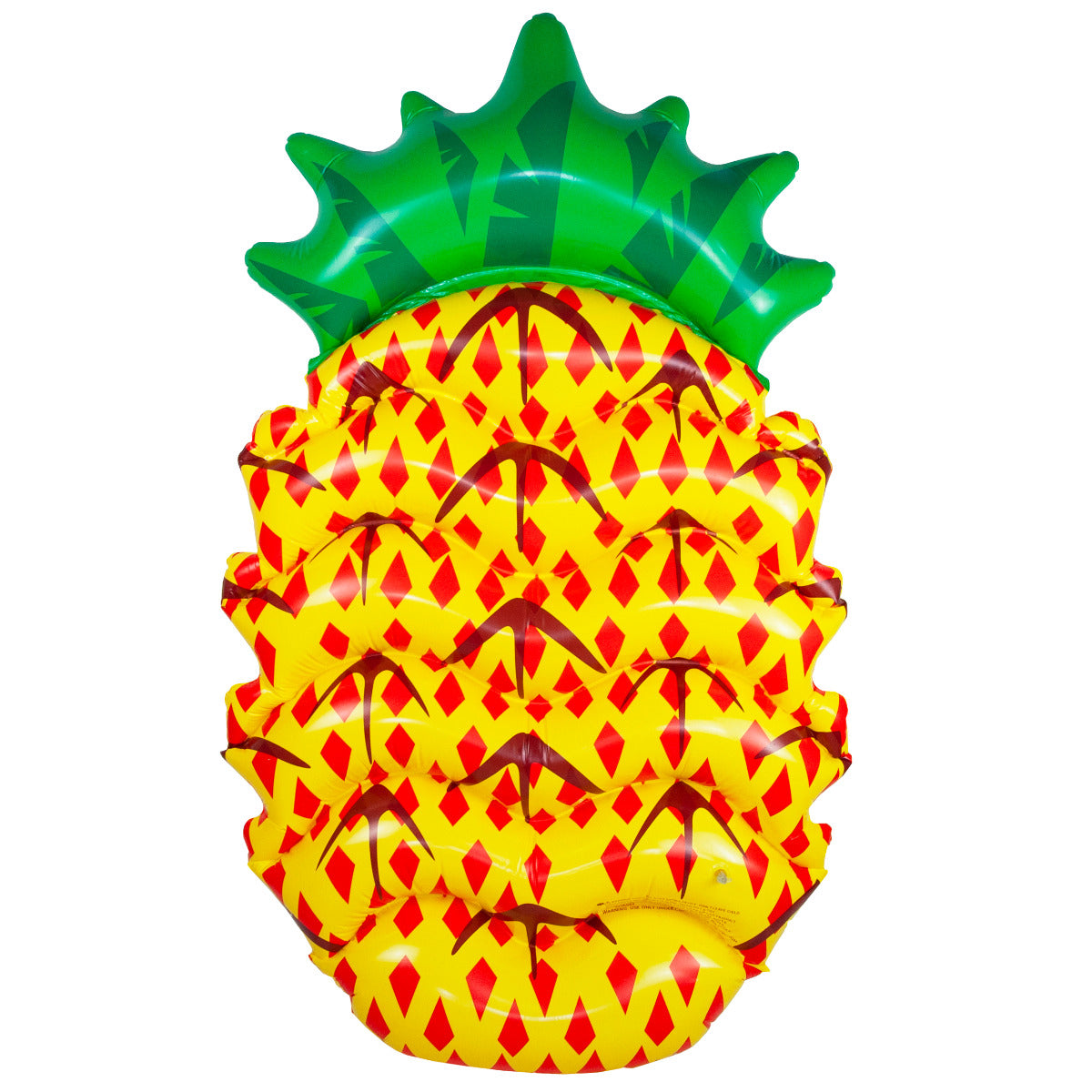 BEACH MATTRESS PINEAPPLE XXXL INFLATABLE FOR SWIMMING TO THE BEACH RESISTANT Color yellow
