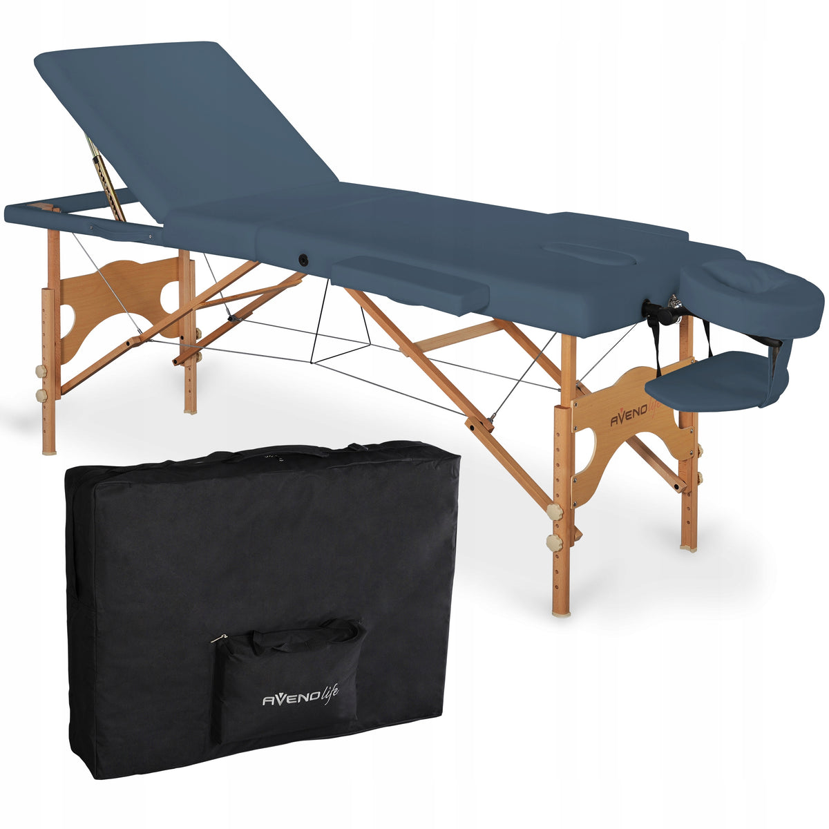 BED MASSAGE TABLE FOLDING WOODEN 2 SEGMENTS Eden Packaging status original