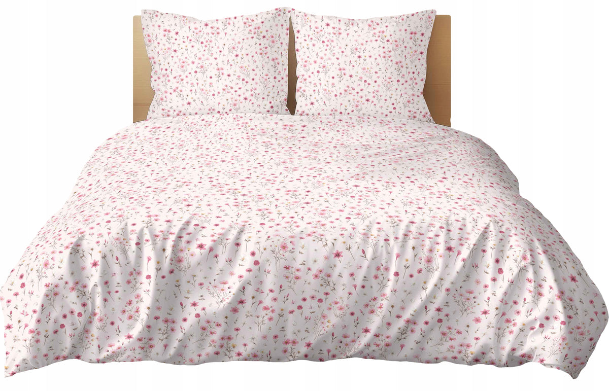 BEDDING 100% COTTON RENFORCE 160x200 + 2 x 70x80 SATIN FINISH
