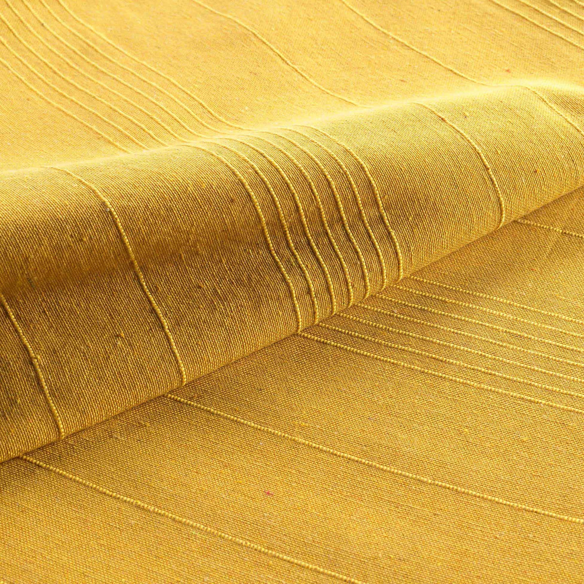 BEDSPREAD FOR SOFA BED YELLOW 220X240 POLYCOTTON LUCILE STRIPED