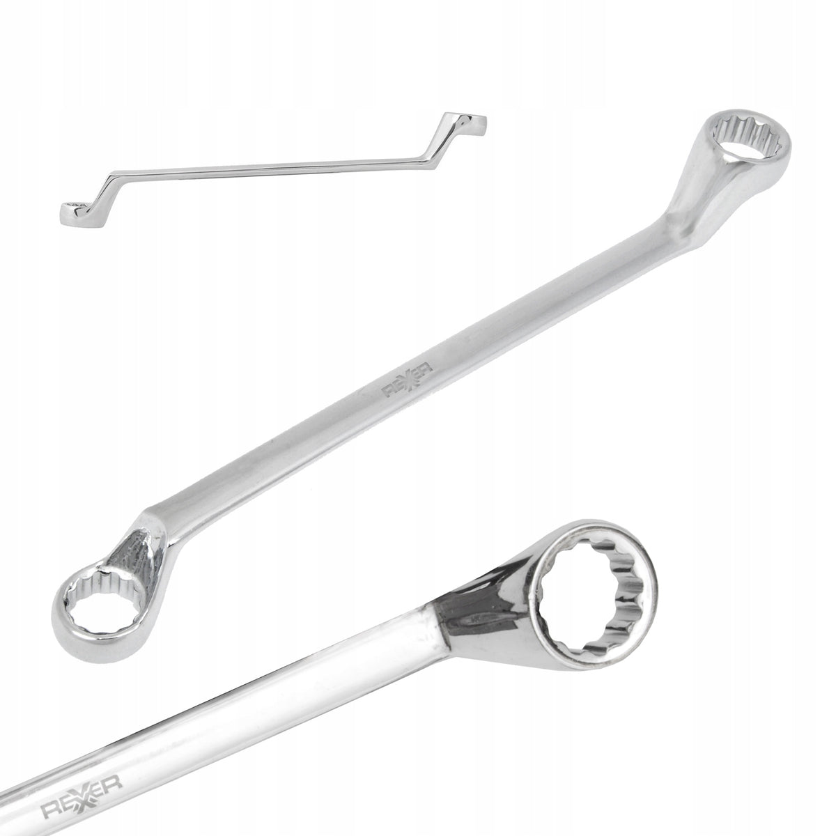 BENDED RING WRENCH 16X17 MM CR-V