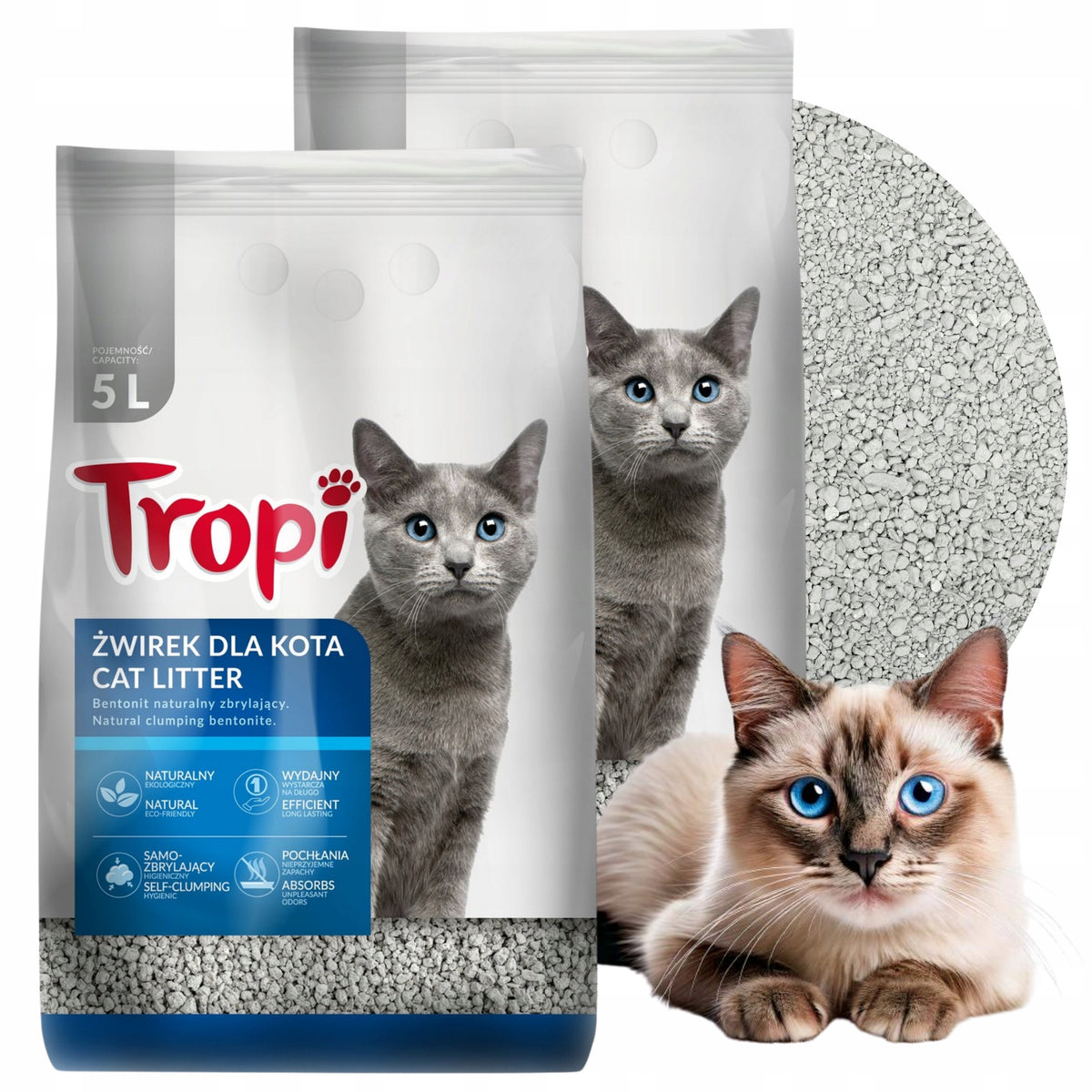 BENTONITE LITTER CLUMPING INTO THE CAT LITTER BOX