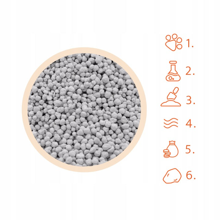 BENTONITE LITTER UNSCENTED CAT NATURAL CLUMPING DUST-FREE 2x5L Packaging status original