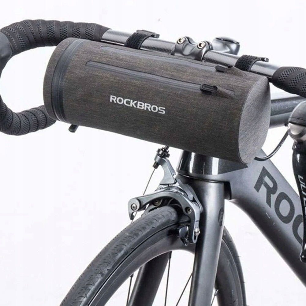 BICYCLE BAG ROCKBROS AS-051 WATERPROOF FOR HANDLEBAR 2L NYLON BLACK