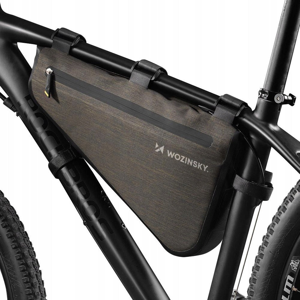 BICYCLE BAG WOZINSKY TRIANGULAR BICYCLE POUCH FOR BICYCLE FRAME ROOMY