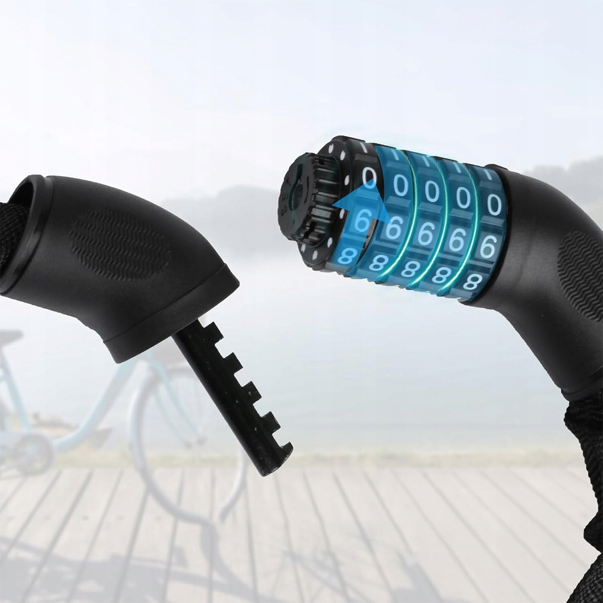 BICYCLE CLASP CHAIN BICYCLE PROTECTION CIPHER SOLID Kind chain