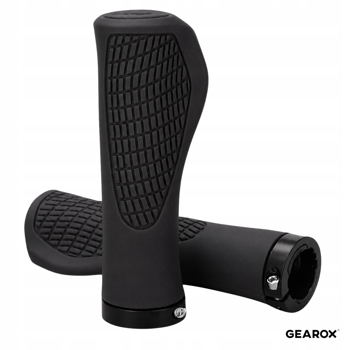 BICYCLE GRIPS HANDLES FOR BIKE COMFORTABLE NON-SLIP 2PCS BLACK Packaging status original