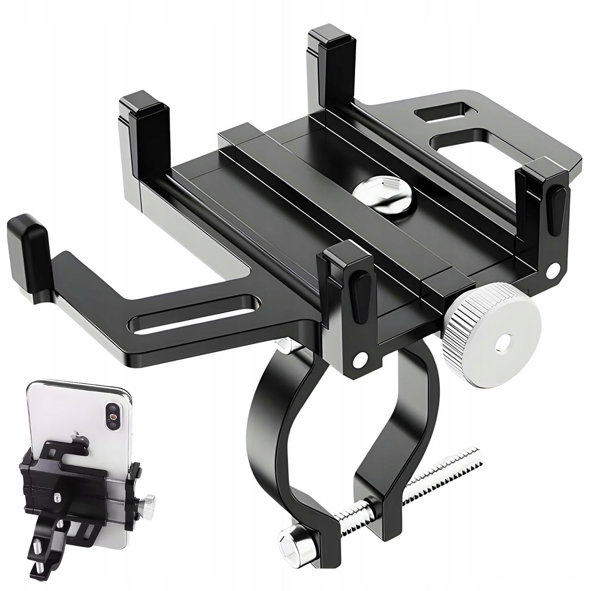 BICYCLE HOLDER FOR BICYCLE HANDLEBAR FOR BICYCLE ALUMINUM VERY STRONG WWG Packaging status original