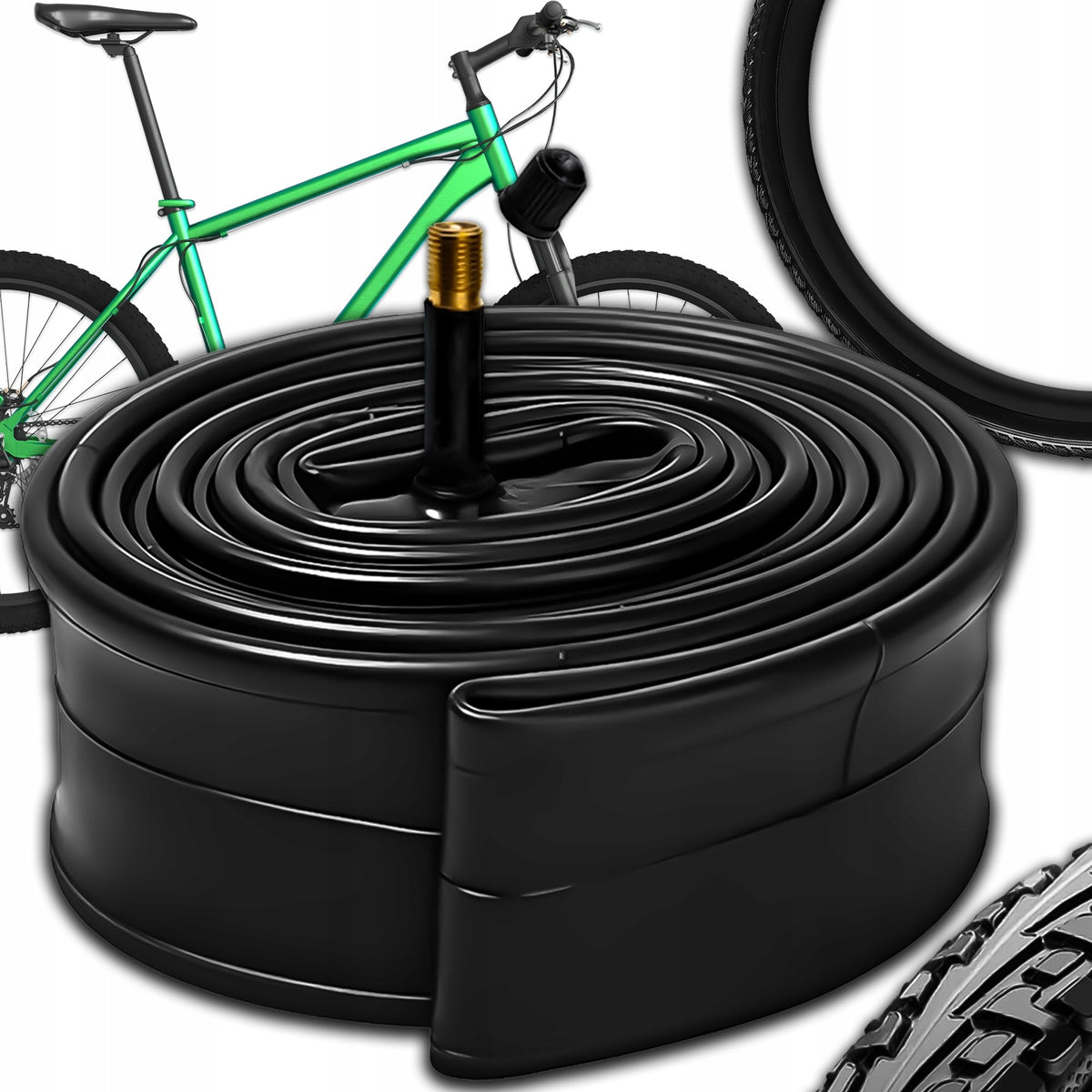BICYCLE INNER TUBE 28" 28x2,125 FOR BICYCLE strong LONG CAR VALVE 45mm