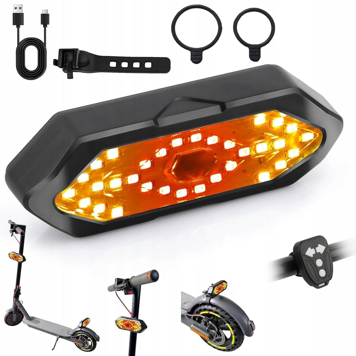 BICYCLE LIGHT FOR BICYCLE REAR DIRECTION INDICATOR BLINKERS SIGNAL Packaging status original