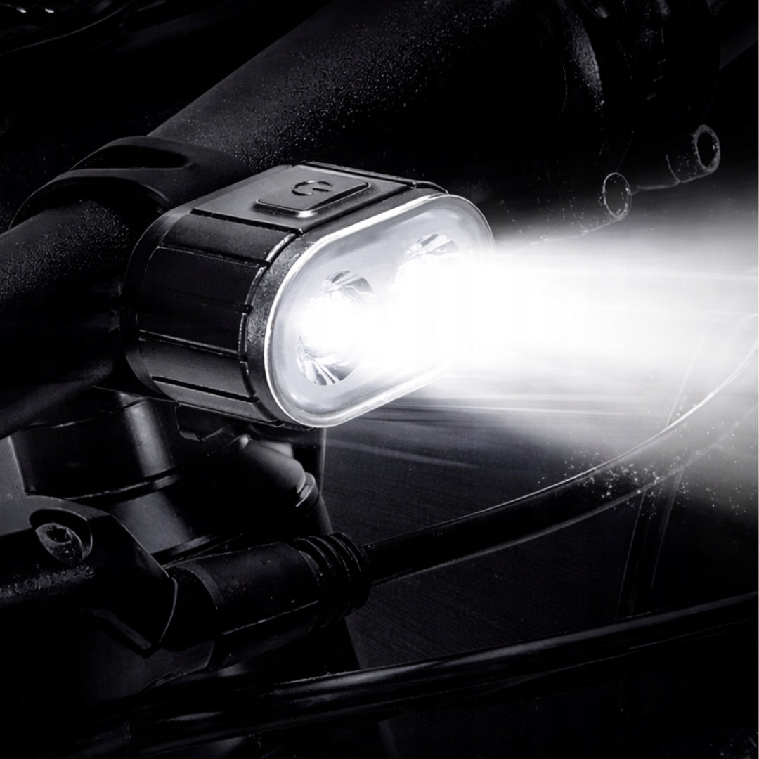 BICYCLE LIGHT Set Front + Rear LED Bike Lights REAR FRONT Packaging status original
