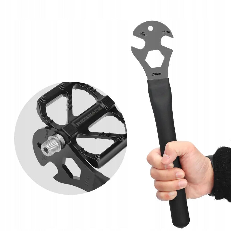 BICYCLE PEDAL WRENCH PROFESSIONAL SERVICE 15mm 9/16" eyelet Manufacturer code RL9369