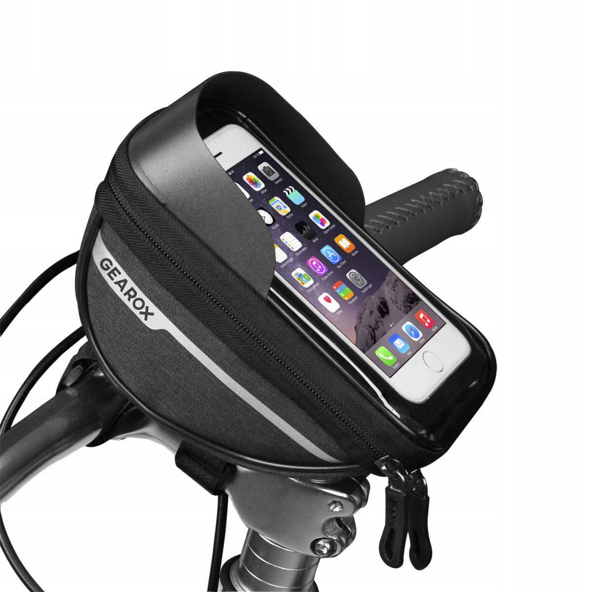 BICYCLE POUCH FOR BICYCLE FRAME PHONE HOLDER WATERPROOF BAG GEAROX Packaging status original