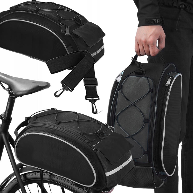 BICYCLE POUCH FOR BICYCLE RACK WATERPROOF ROOMY BIKE BAG LARGE