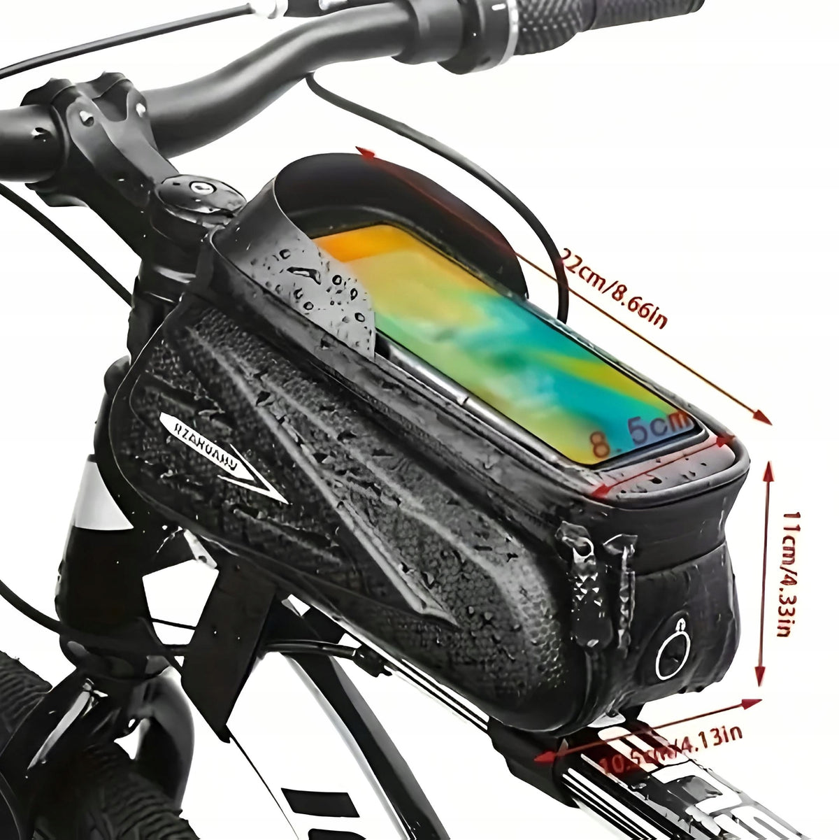 BICYCLE POUCH FOR BIKE RACK BAG BICYCLE HOLDER PHONE HANDLEBARS Packaging status original