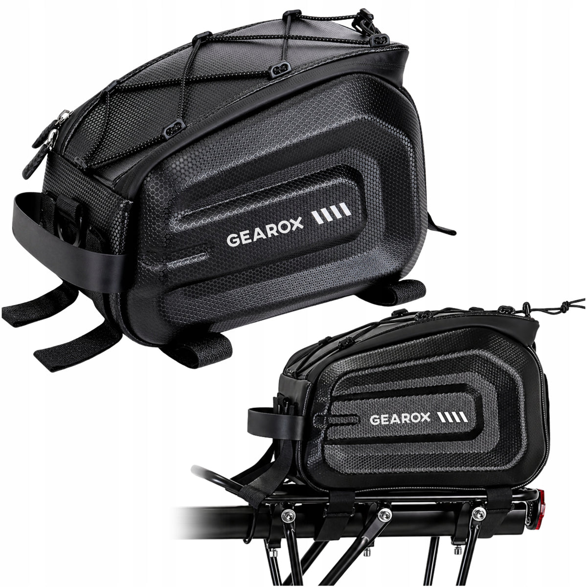 BICYCLE POUCH FOR RACK BIKE MOTOR BAG WATERPROOF CASE GEAROX 4L