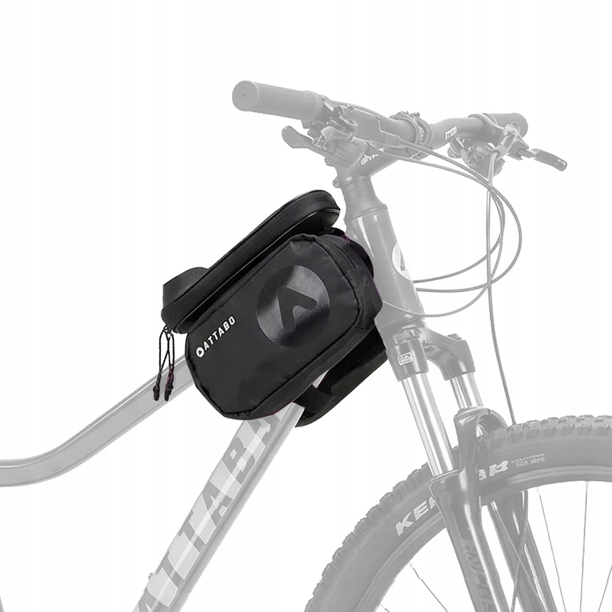BICYCLE POUCH FRAME BAG ATTABO NAVIPACK WATERPROOF PHONE HOLDER