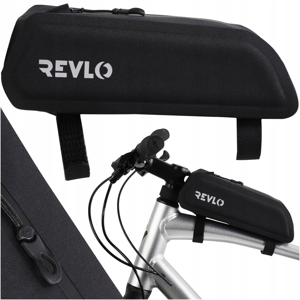 BICYCLE POUCH FRAME BAG BICYCLE WITH STORAGE WATERPROOF ROOMY 1,5L