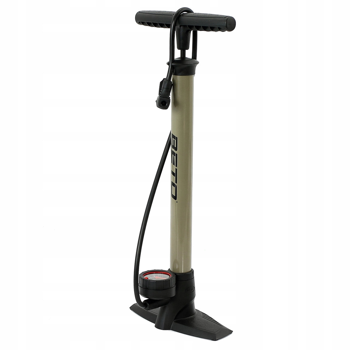 BICYCLE PUMP BETO CMP-151SG1 FLOOR WITH PRESSURE GAUGE