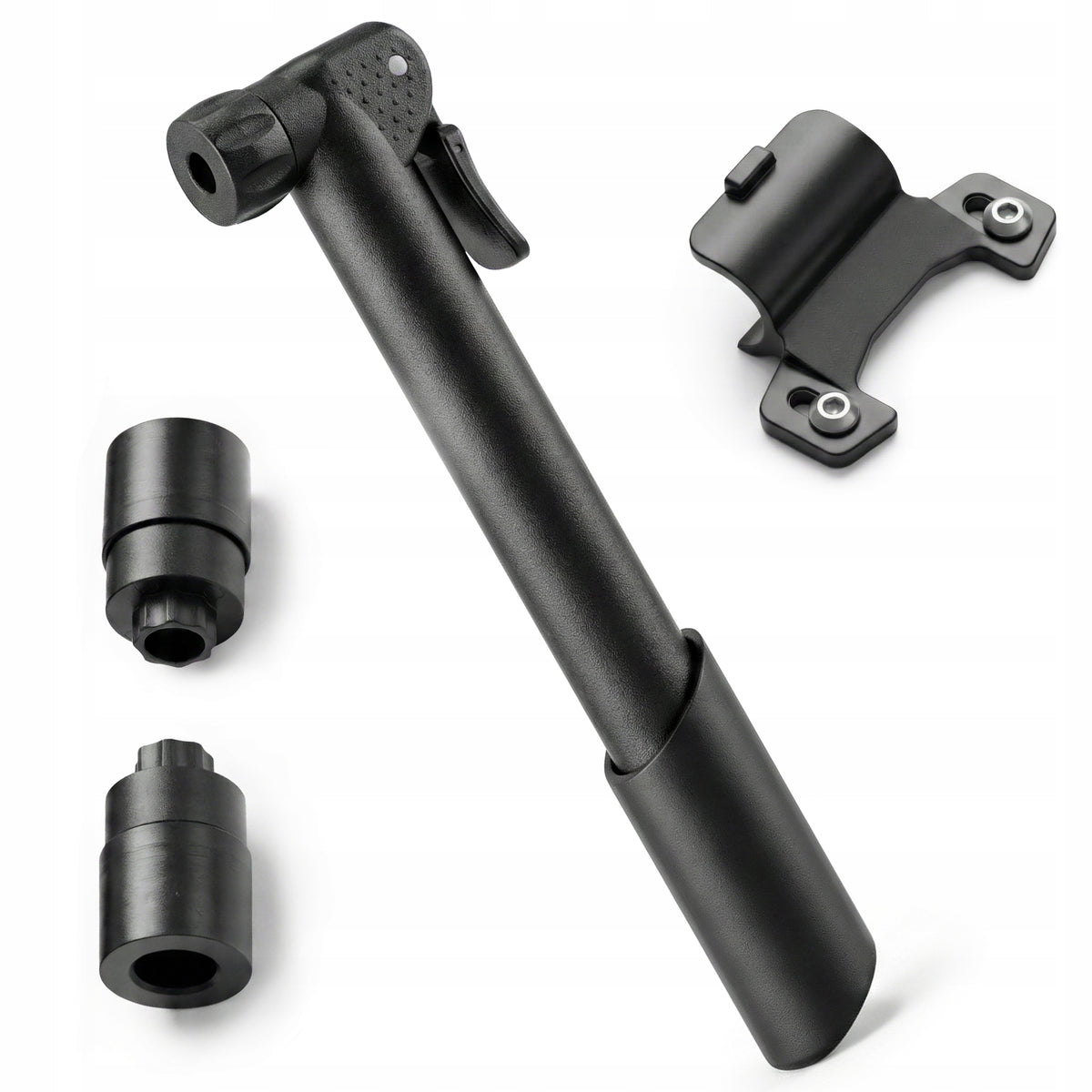 BICYCLE PUMP MINI PORTABLE MANUAL FOR FRAME WITH TELESCOPIC HANDLE OF THE BIKE