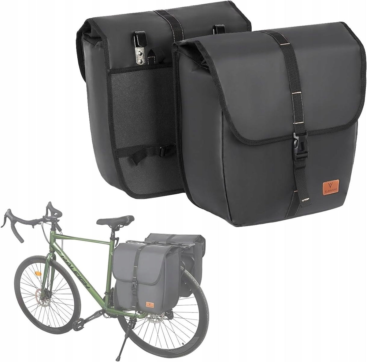 BICYCLE RACK BAG 20L- BICYCLE PANNIER BAG FOR BICYCLE RACK