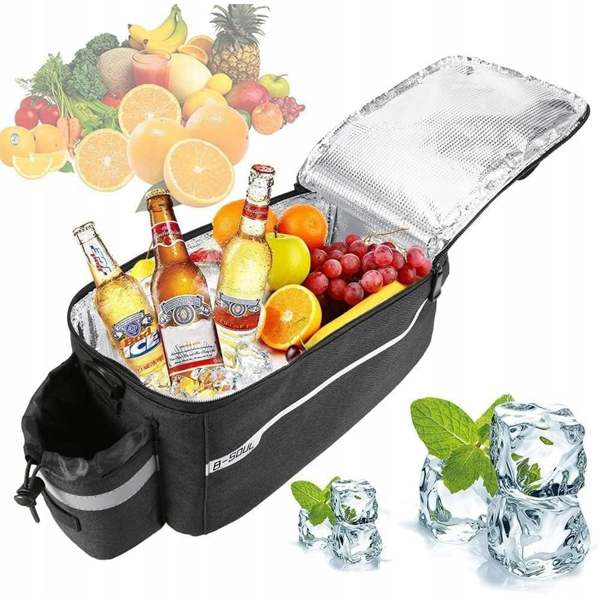 BICYCLE RACK BAG THERMAL REFLECTIVE BICYCLE POUCH Brand no brand