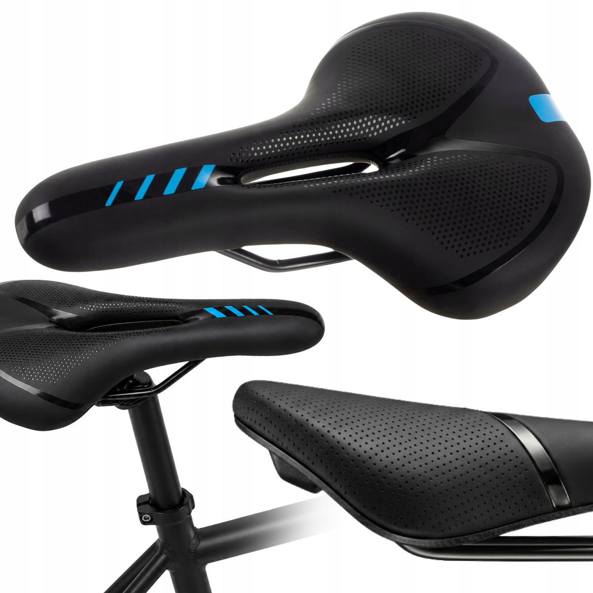 BICYCLE SADDLE SPORTS SADDLE SOFT FOAM COMFORTABLE VENTILATED S12