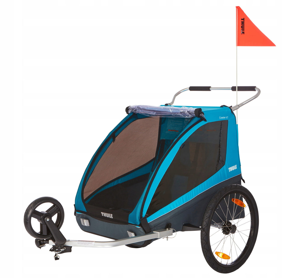 BICYCLE TRAILER STROLLER THULE COASTER XT 2 os FOR CHILDREN STRONG