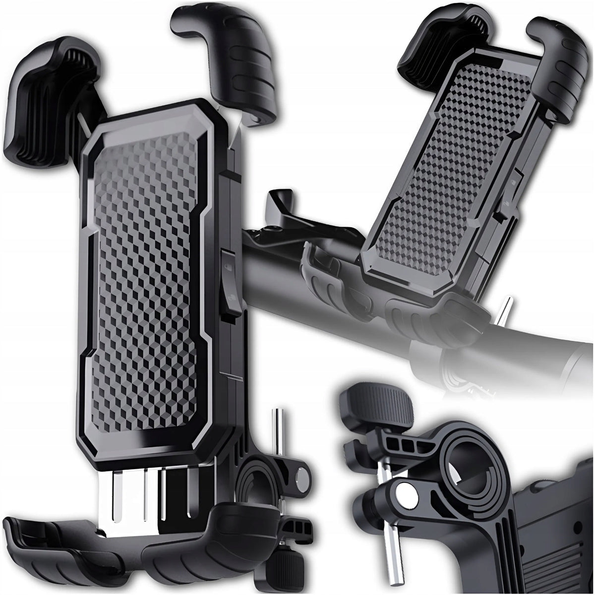 BIKE PHONE HOLDER FOR MOTORCYCLE BIKE HANDLEBAR REINFORCED