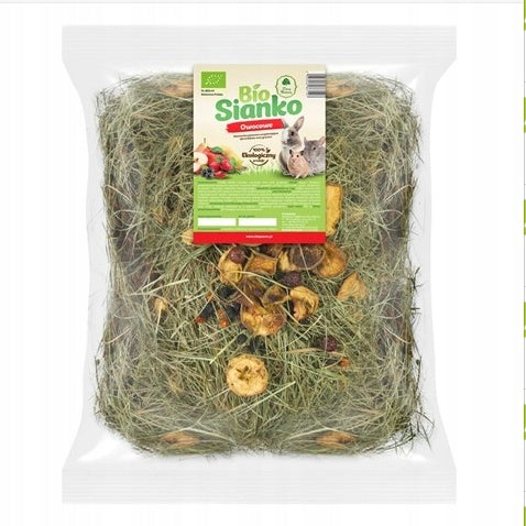 BIO FRUIT HAY FOR RABBITS AND RODENTS 500G FRUIT MIX