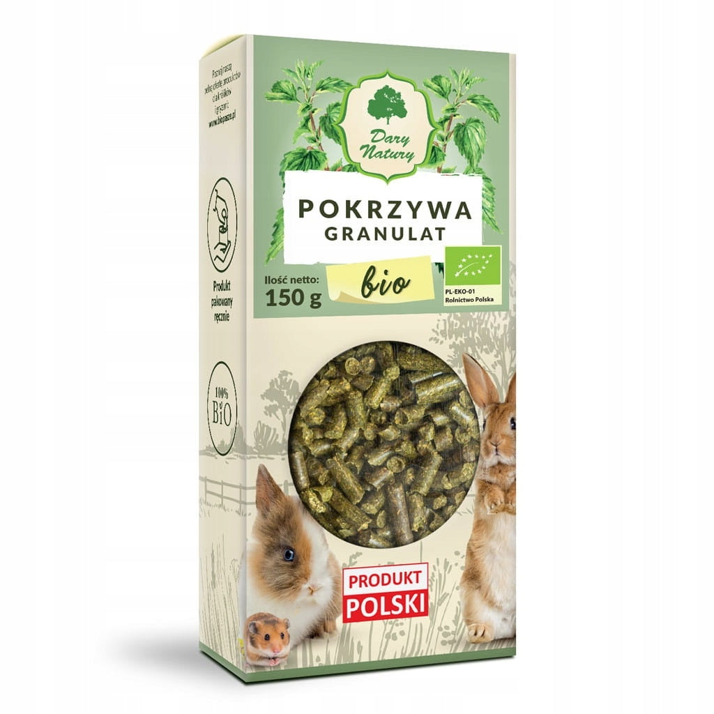 BIO NETTLE GRANULES 150G FOR RABBITS AND RODENTS FOR VITALITY