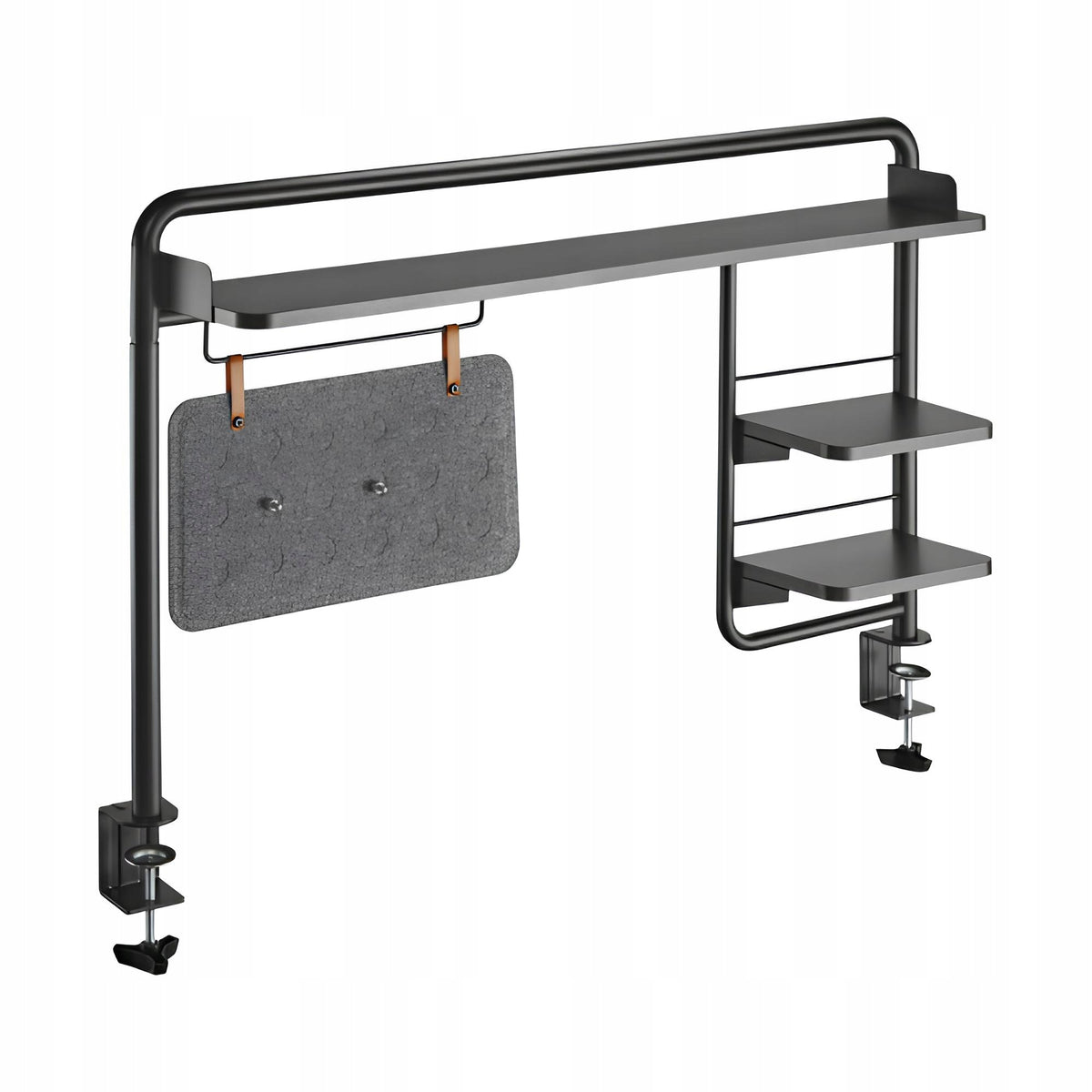 BLACK EXTENSION COUNTERTOP SHELF for tabletop desk