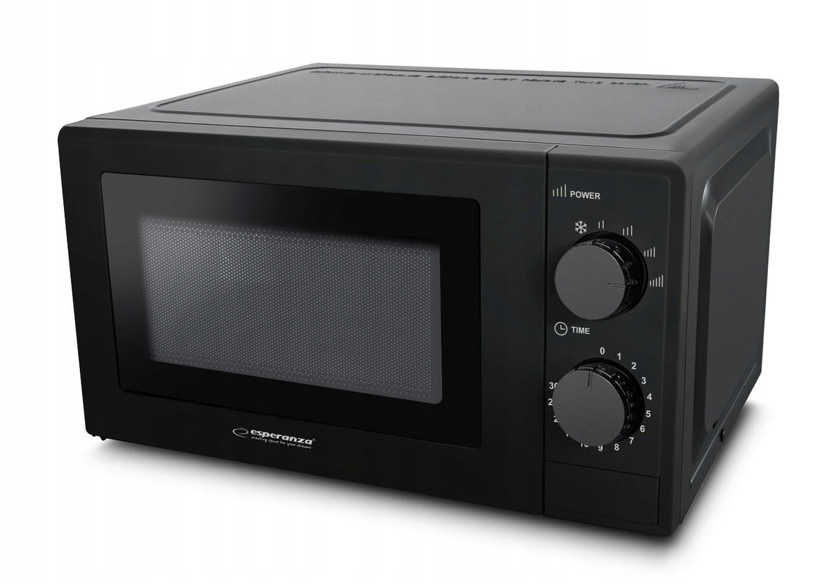 BLACK MICROWAVE FREESTANDING MICROWAVE 20L 1100W Packaging status original