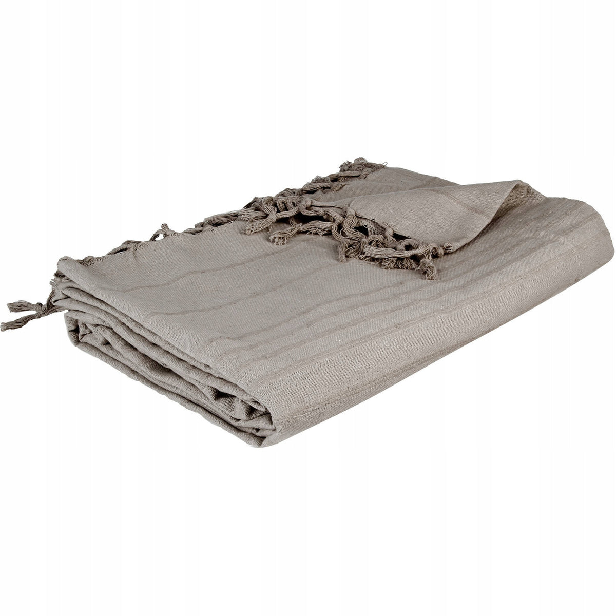 BLANKET PLAID BEDSPREAD BEIGE BLANKET RUSTIC STYLE