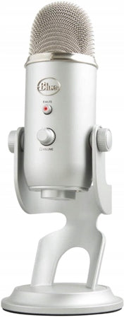BLUE YETI SILVER USB STUDIO MICROPHONE FOR STREAMING Packaging status original