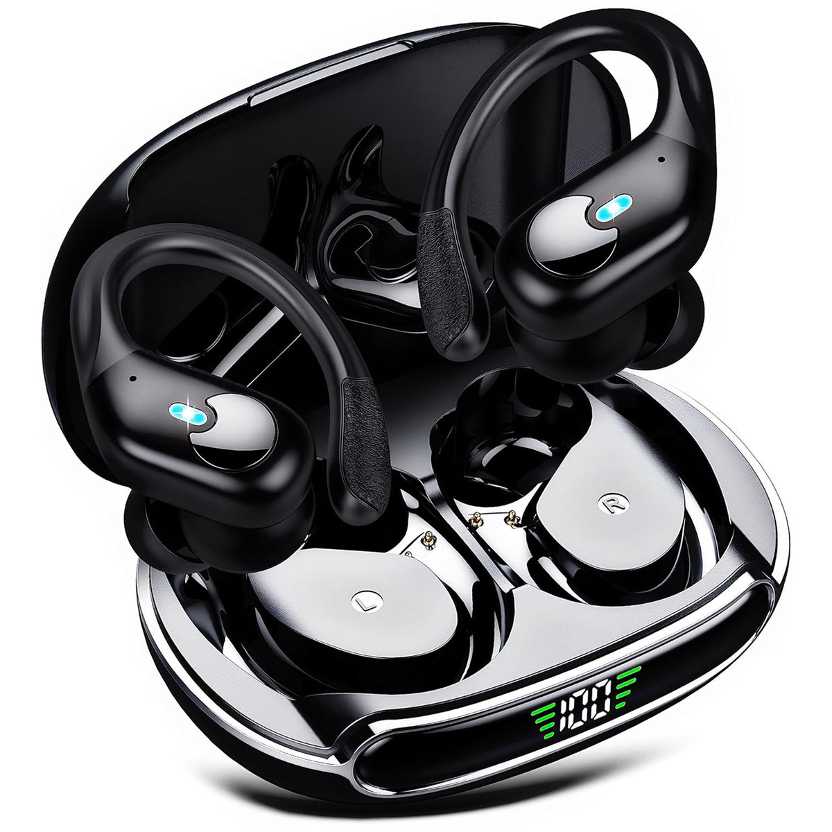 BLUETOOTH 5.3 WIRELESS HEADPHONES IN-EAR SPORTS BASS PRO CALLS