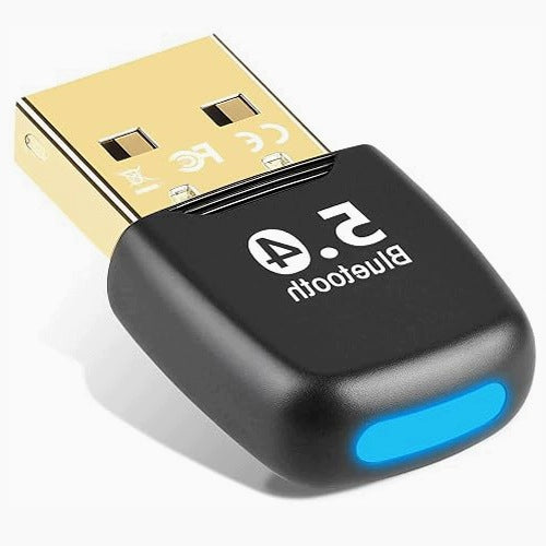 BLUETOOTH 5.4 USB TO PC ADAPTER DONGLE RECEIVER FOR WINDOWS steel