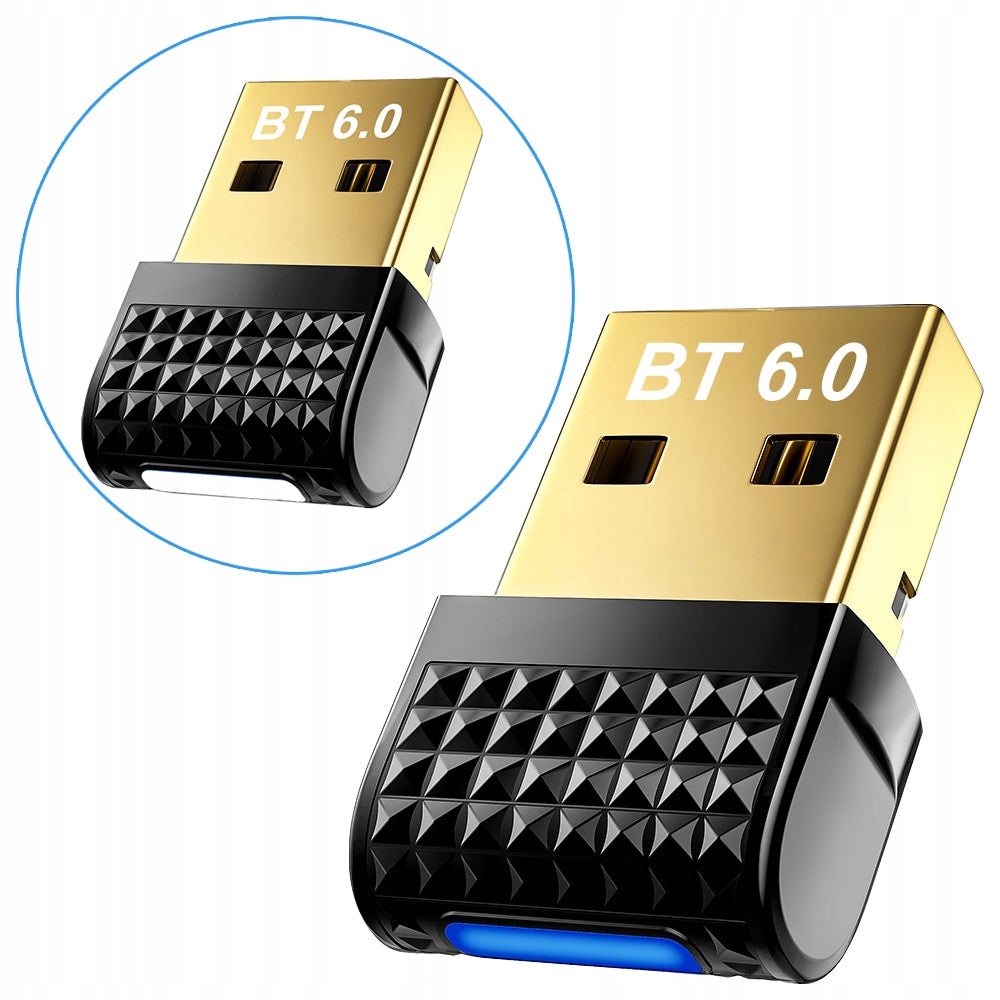 BLUETOOTH ADAPTER USB 6.0 TRANSMITTER RECEIVER FOR PC RANGE 20m