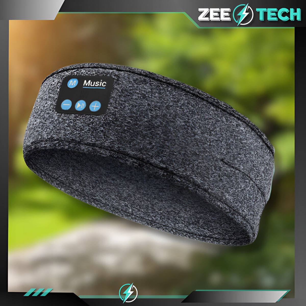 BLUETOOTH HEADBAND FOR RUNNING SLEEPING ON THE EARS EYES SPORTS TALK Packaging status original