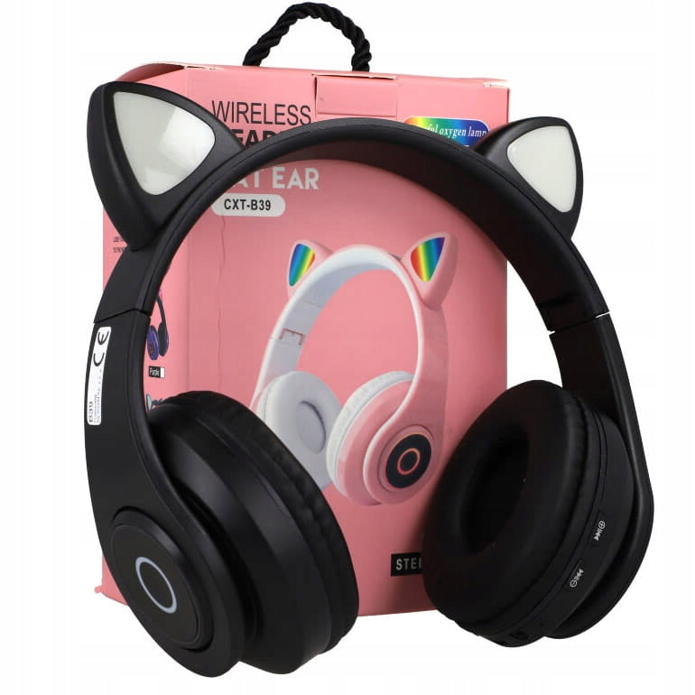 BLUETOOTH HEADPHONES FOR BABY CAT EARS LED
