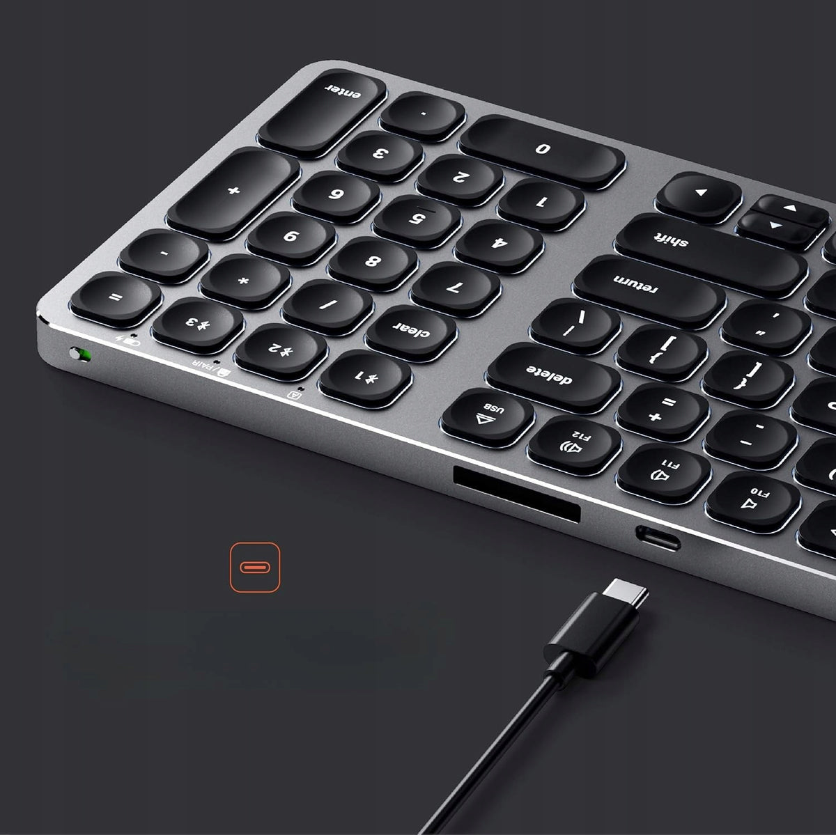 BLUETOOTH KEYBOARD SATECHI COMPACT WIRELESS FOR MACBOOK QWERTZ Manufacturer code B1D561B