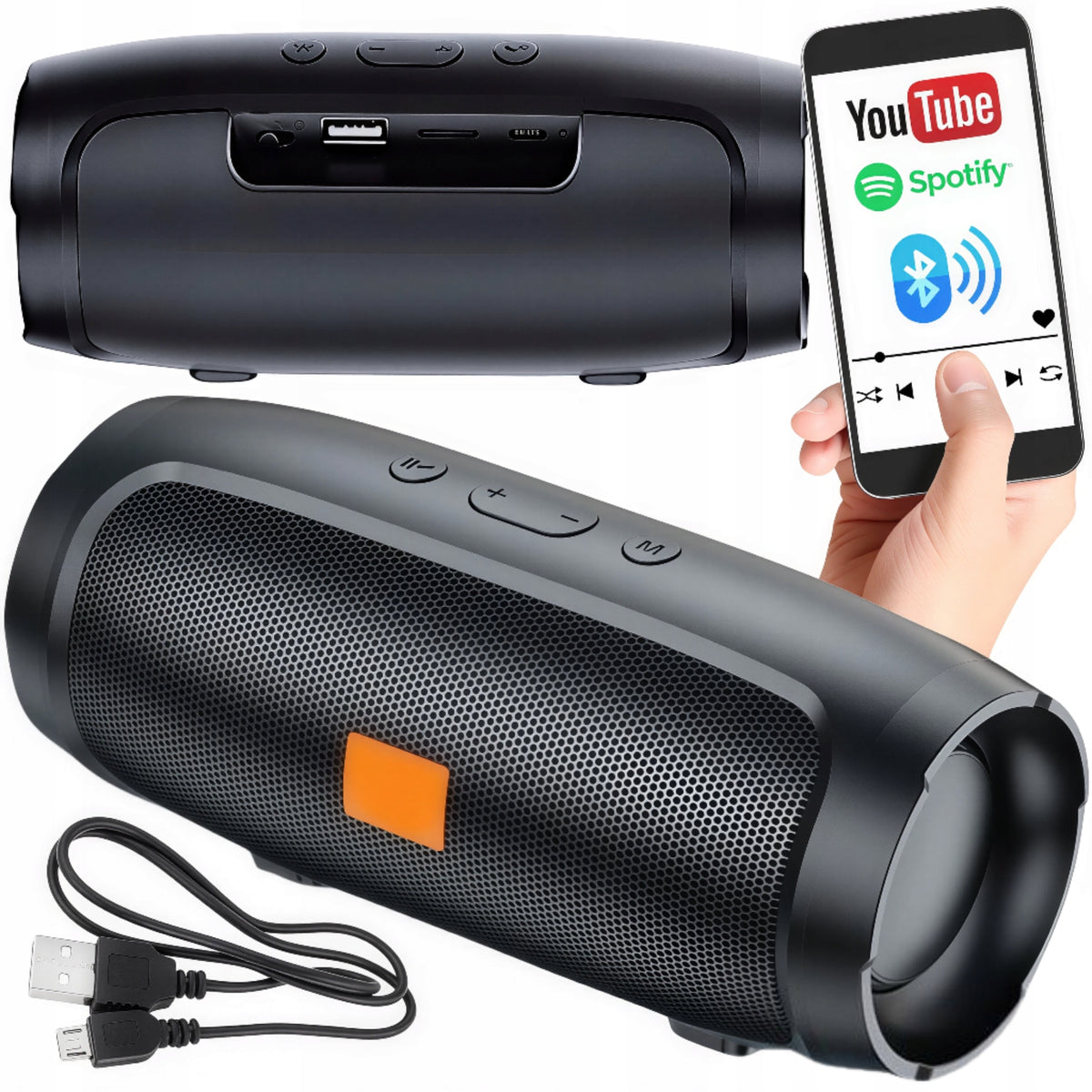 BLUETOOTH SPEAKER WIRELESS MINI BOOMBOX USB SD FM