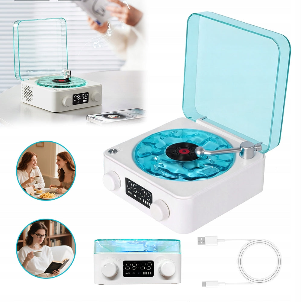 BLUETOOTH TURNTABLE WITH RGB AND 4 LIGHTING