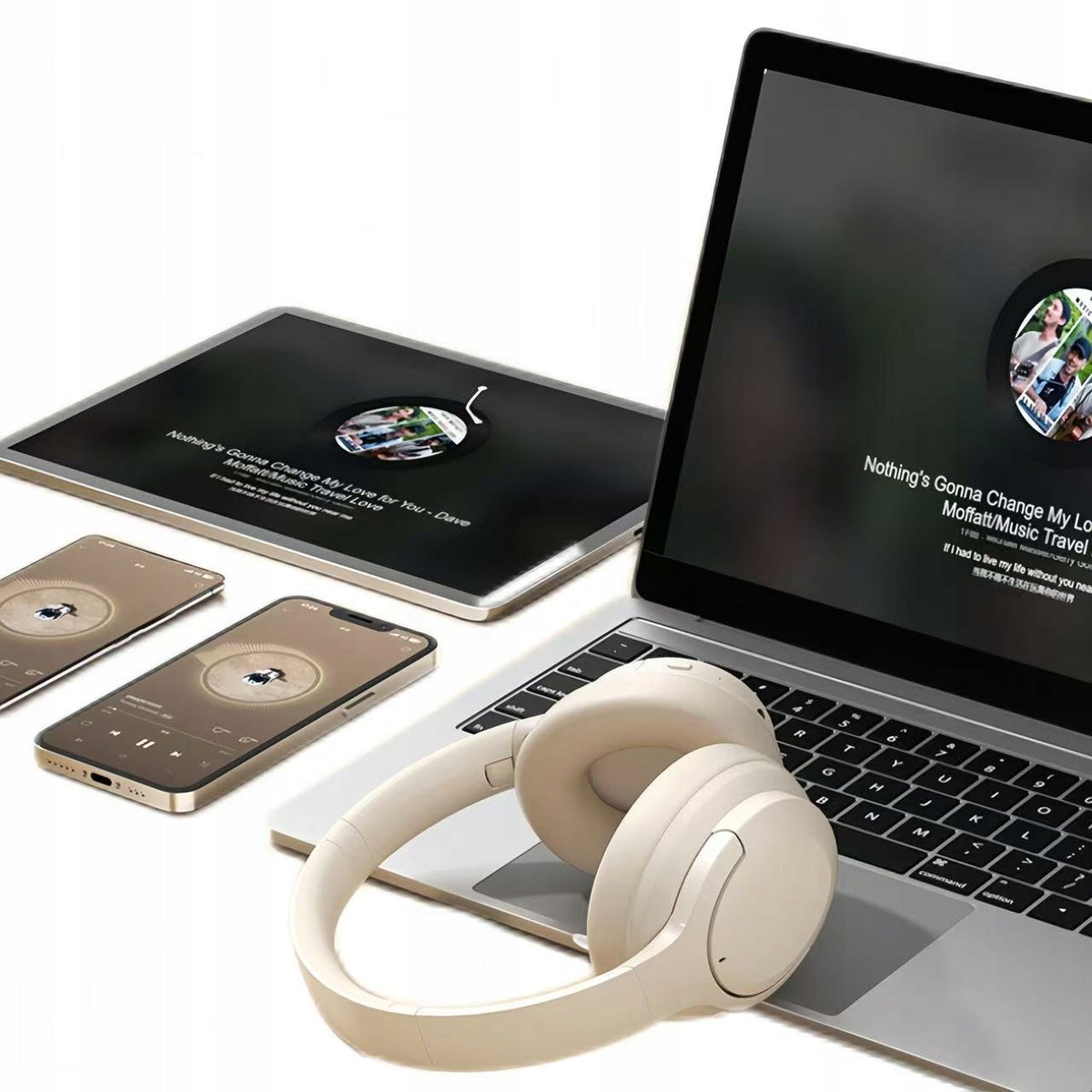BLUETOOTH WIRELESS ON-EAR HEADPHONES WITH MICROPHONE STRONG BASS