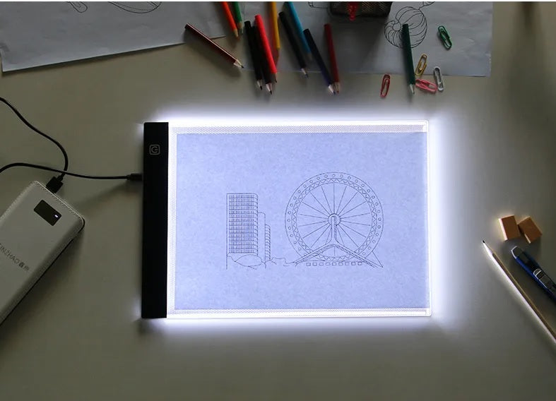 BOARD A4 LED BACKLIT FOR SKETCH PORTABLE DRAWING VERSION XL Packaging status original