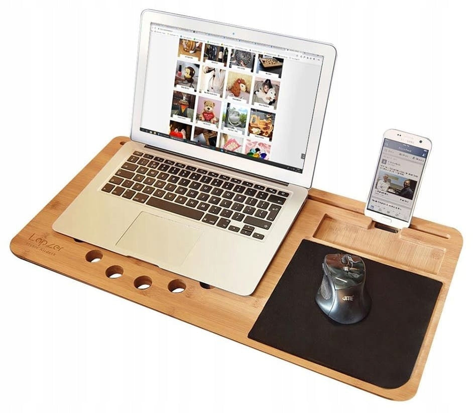 BOARD LAPTOP STAND FOR KNEE BED BAMBOO GIFT FOR HIM Manufacturer MikaMax