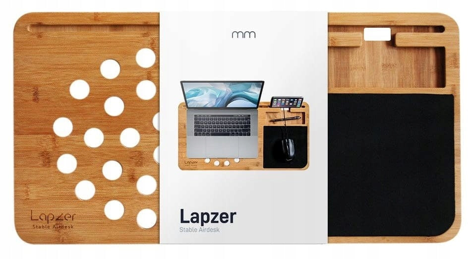BOARD LAPTOP STAND FOR KNEE BED BAMBOO GIFT FOR HIM