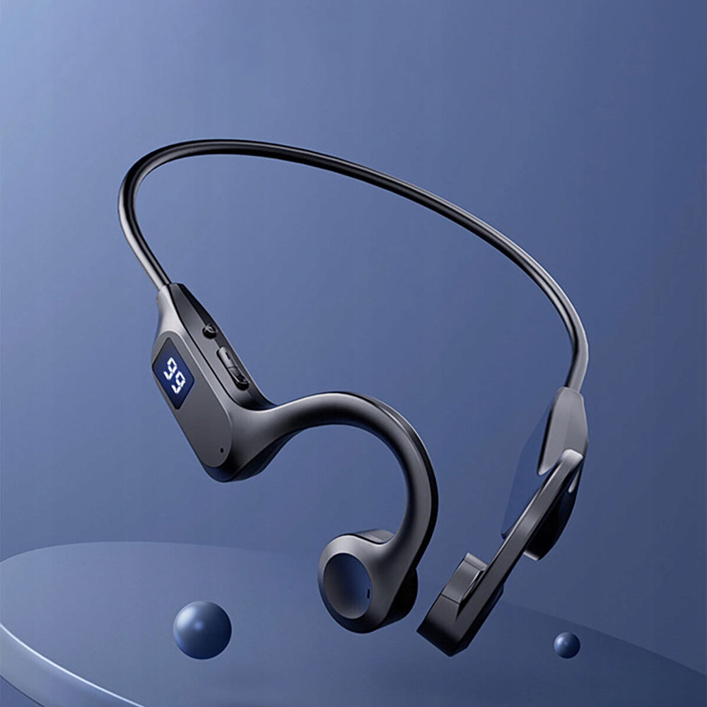 BONE CONDUCTION BLUETOOTH HEADPHONES, FOR CYCLING, RUNNING Packaging status original