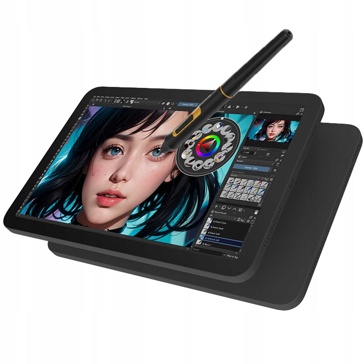 BOSTO BT-101C Professional Graphics Tablet with Pen for Computer Grey Packaging status original