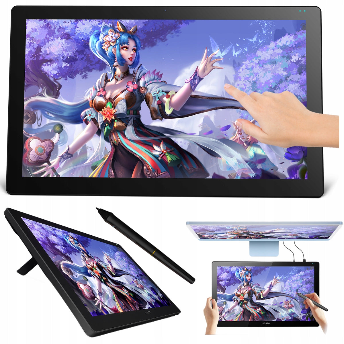 BOSTO BT-22HDT PROFESSIONAL TOUCH GRAPHICS Tablet With LCD Screen